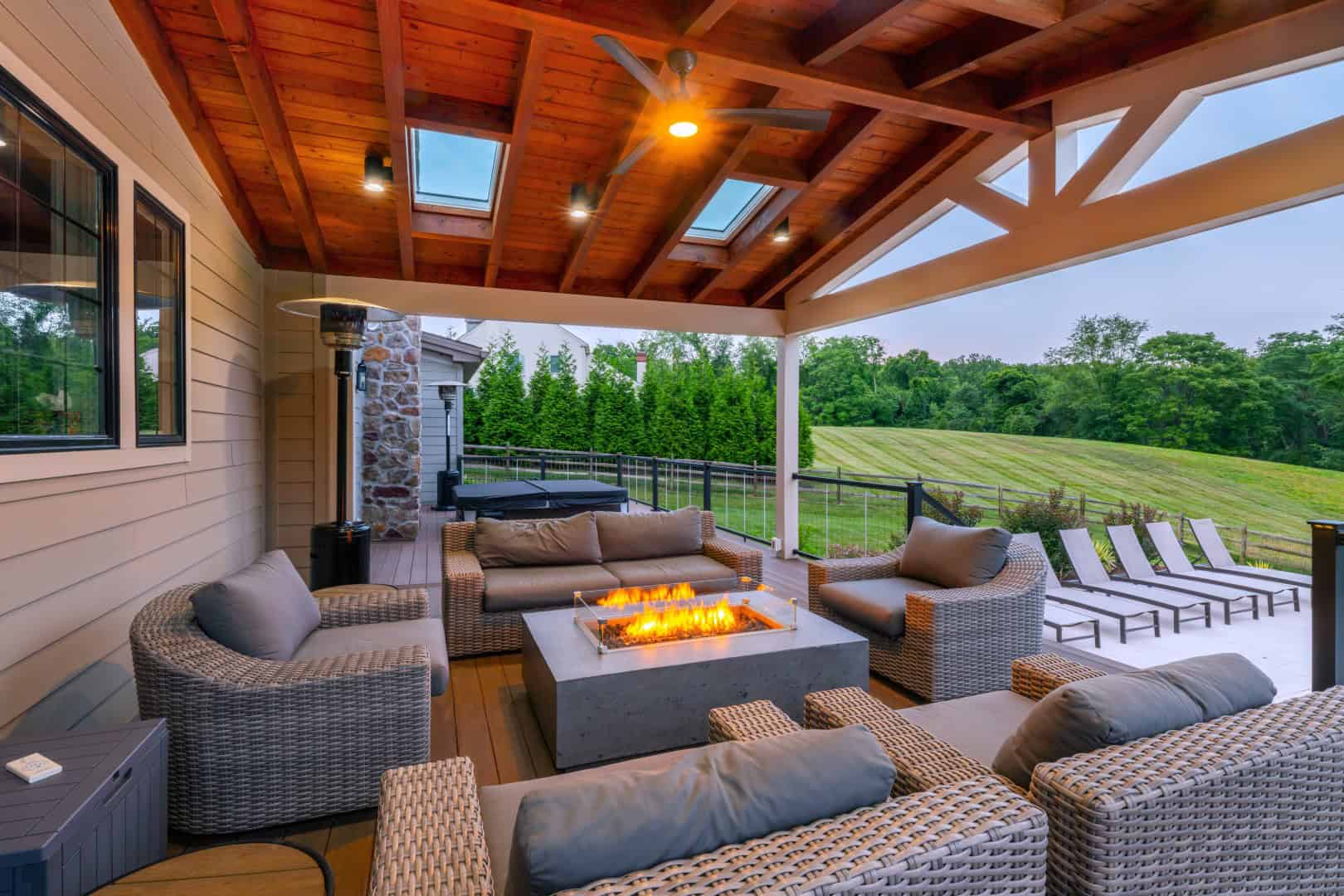 Outdoor Kitchen & Living Space Design in Delaware County, PA